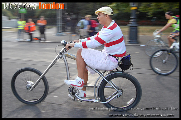 cool dude on a bike