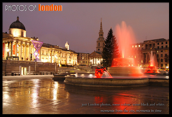 Trafalgar Square couple
