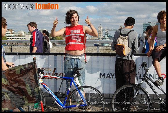 easy rider bike ride in central London