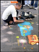 (homeless) pavement artist David