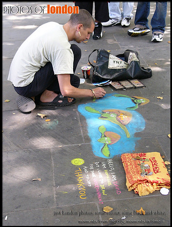 (homeless) pavement artist David